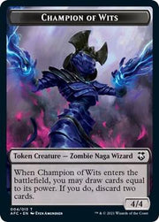 Illusion // Champion of Wits Double-Sided Token (Back)