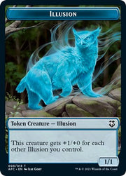 Illusion // Skeleton Double-Sided Token