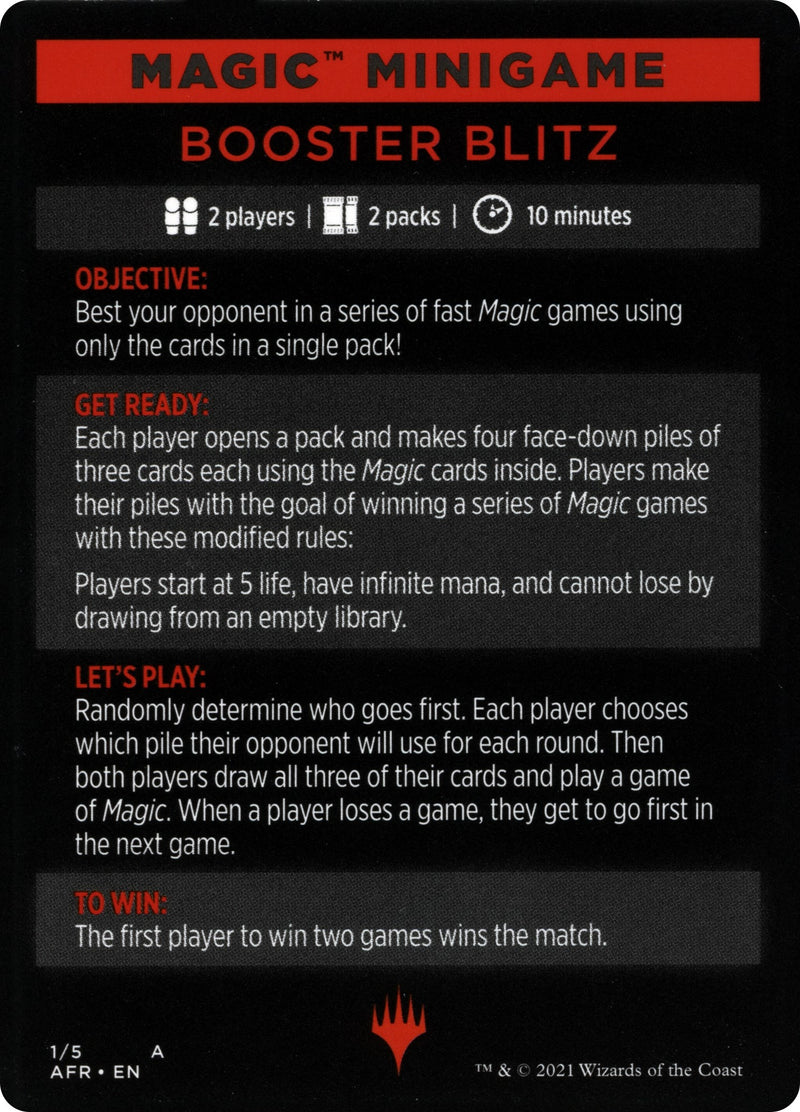 Magic Minigame: Booster Blitz