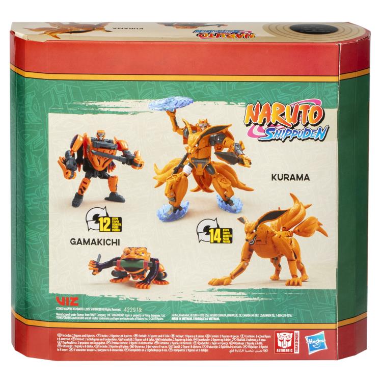 Transformers Collaborative Naruto: Shippuden x Transformers Kurama & Gamakichi Figure Set (preorder Q2 2025) - Collectables > Action Figures > toys -  Hasbro
