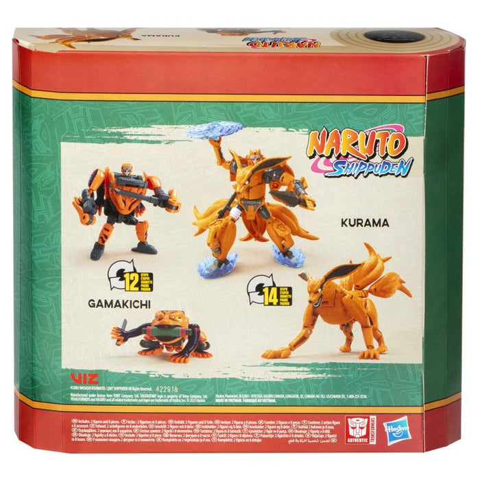 Transformers Collaborative Naruto: Shippuden x Transformers Kurama & Gamakichi Figure Set (preorder Q2 2025)