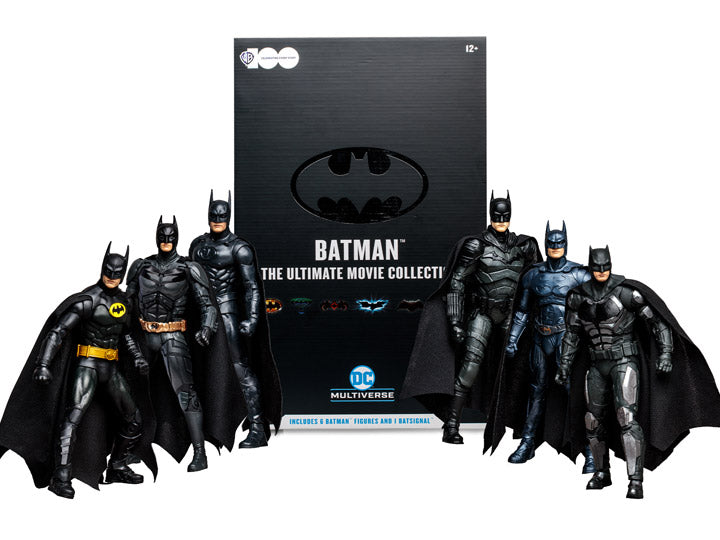 McFarlane Toys - DC Multiverse WB100 Batman The Ultimate Movie Collection -  6-Pack (preorder) - Collectables > Action Figures > toys -  McFarlane Toys