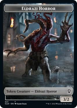 Horror // Eldrazi Horror Double-Sided Token (Back)