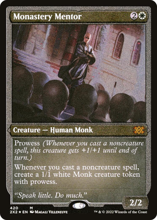 Monastery Mentor (Foil Etched)