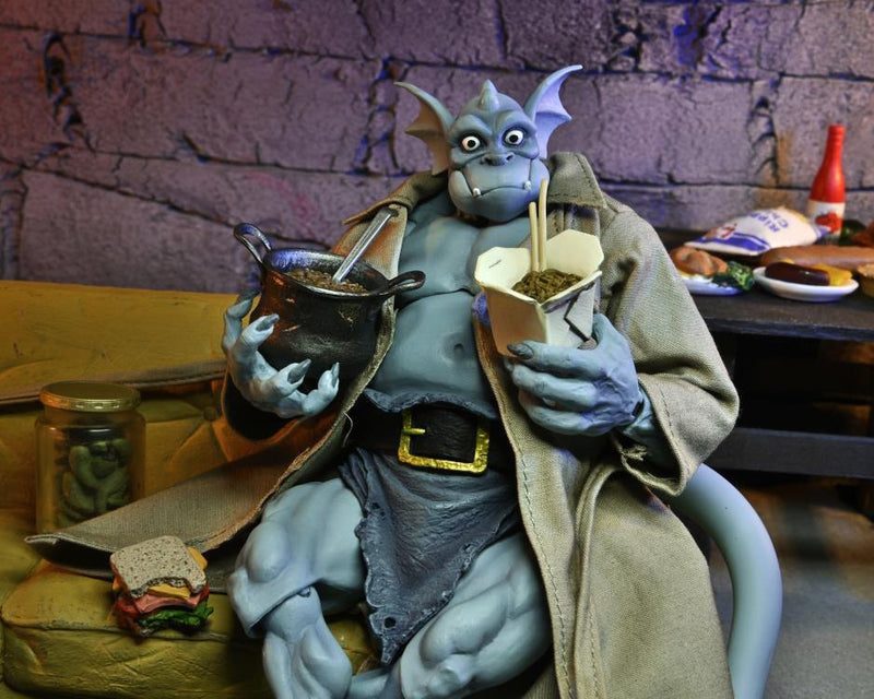Disney's Gargoyles Ultimate Detective Broadway "Silver Falcon" - With Closed Wings - Collectables > Action Figures > toys -  Neca