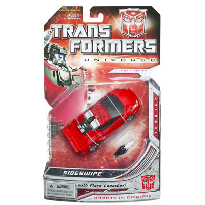 Transformers Universe Classic Series Deluxe Class 25th Anniversary Autobot Sideswipe - Collectables > Action Figures > toys -  Hasbro