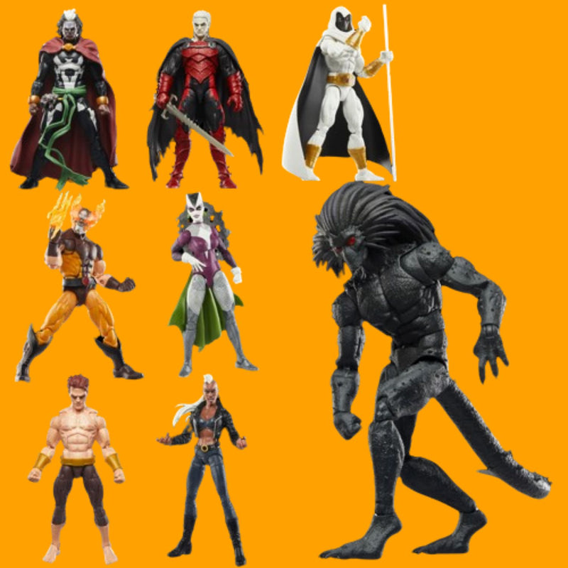 Marvel Legends - Stranger Tales  - Black Heart BAF Wave Set of 7 - Collectables > Action Figures > toys -  Hasbro