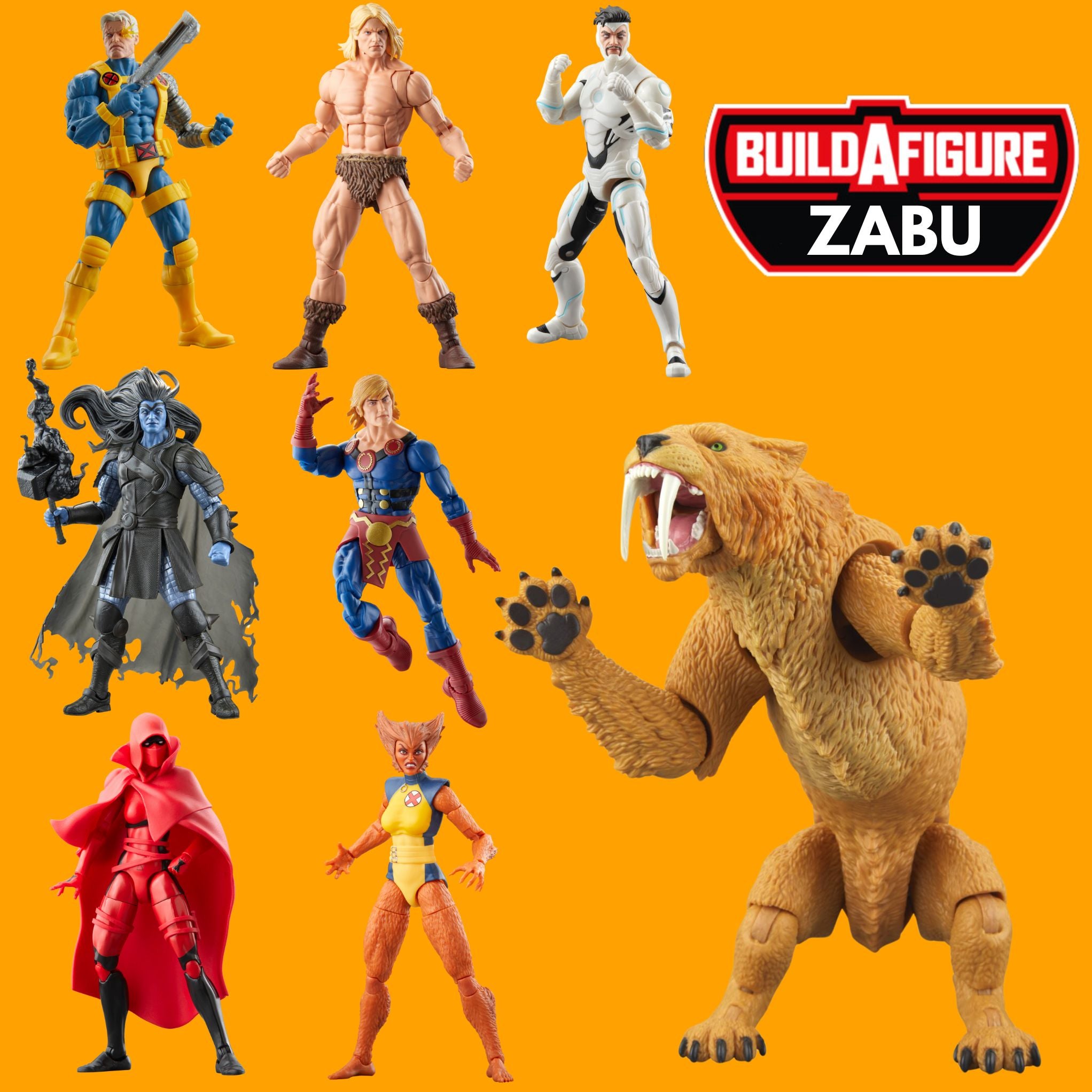 Marvel Legends Series - Zabu Wave set of 7 - Zabu Baf — Toy Snowman