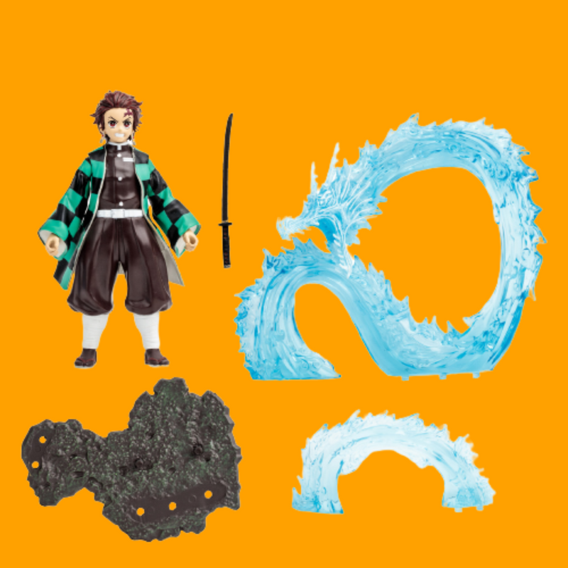 Tanjiro Kamado (Demon Slayer) Water Breathing First Form Deluxe 5" Figure - Collectables > Action Figures > toys -  McFarlane Toys