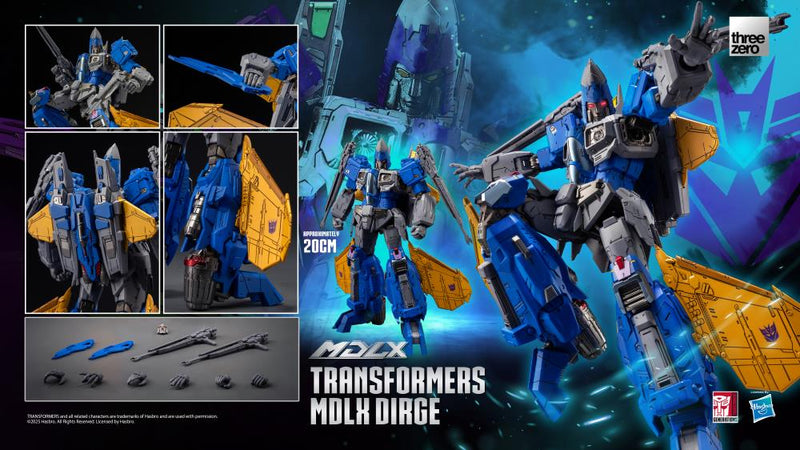 Transformers MDLX Articulated Figure Series Dirge (preorder Q4 2025) - Collectables > Action Figures > toys -  ThreeZero