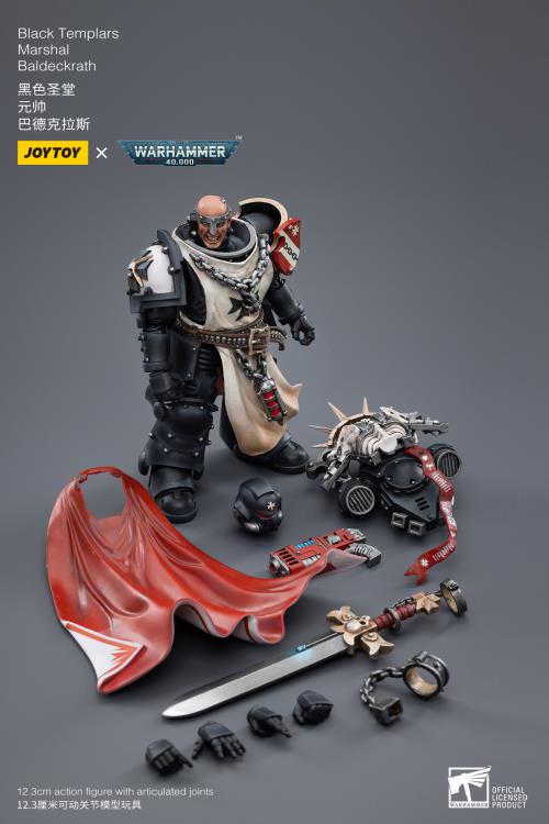 JoyToy - Warhammer 40K - Black Templars - Marshal Baldeckrath - Collectables > Action Figures > toys -  Joy Toy