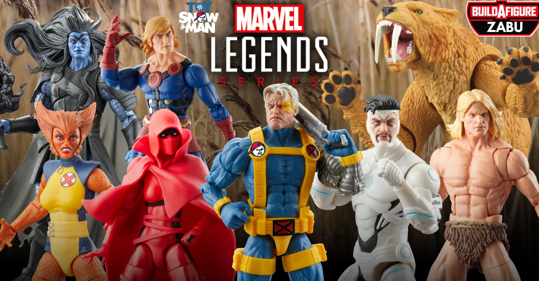 Marvel Legends Series - Zabu Wave set of 7 - Zabu Baf (preorder June) - Collectables > Action Figures > toys -  Hasbro