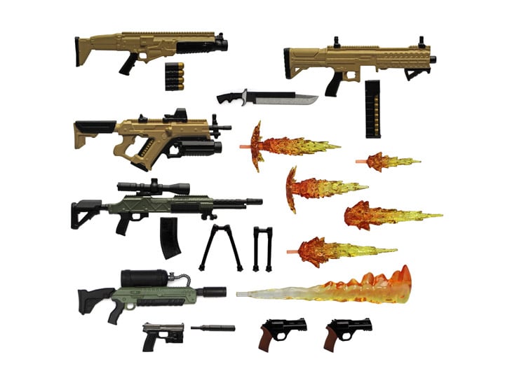 Action Force Weapons Pack (India) 1/12 Scale Accessory Set (preorder Dec 2024)