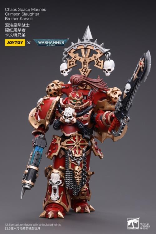JoyToy - Warhammer 40K - Chaos - Crimson Slaughter - Brother Karvult - Collectables > Action Figures > toys -  Joy Toy