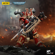 Warhammer 40K - World Eaters - Khorne Berzerker With Eviscerator Chainaxe - Collectables > Action Figures > toys -  Joy Toy