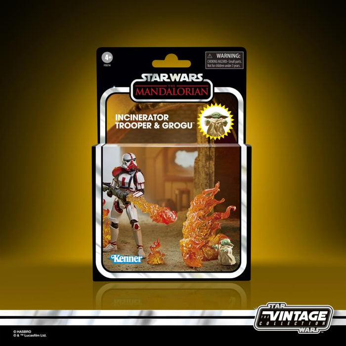 Star Wars: The Vintage Collection Incinerator Trooper & Grogu - The Mandalorian - Exclusive Two-Pack - Collectables > Action Figures > toys -  Hasbro