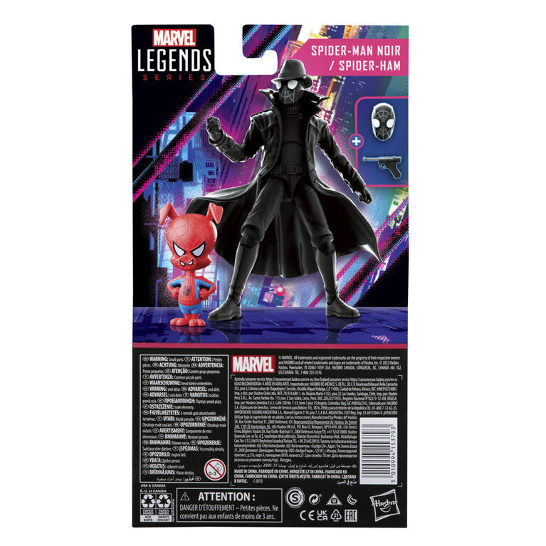 Marvel Legends Series 60th Anniversary Spider-Man Noir and Spider-Ham 2-Pack ( Preorder September) - Collectables > Action Figures > toys -  Hasbro