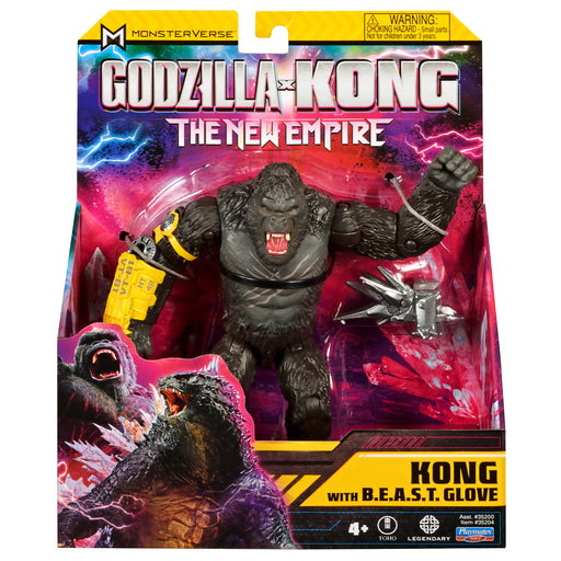 Godzilla x Kong -6 Inch - Kong w/B.E.A.S.T. Glove (w/ HEAV) - Collectables > Action Figures > toys -  PLAYMATES