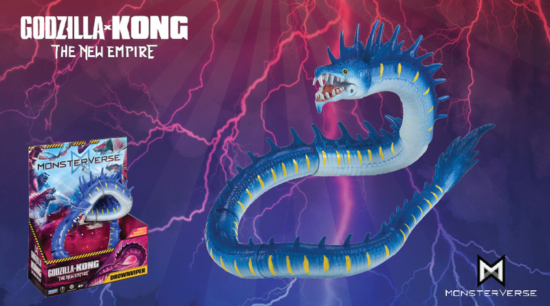 Godzilla x Kong: The New Empire -  Drownviper - Collectables > Action Figures > toys -  PLAYMATES