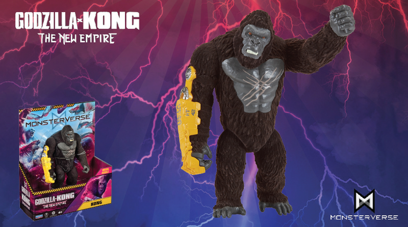Godzilla x Kong: The New Empire -  Real Feel Kong Action Figure (Flocked) - Collectables > Action Figures > toys -  PLAYMATES