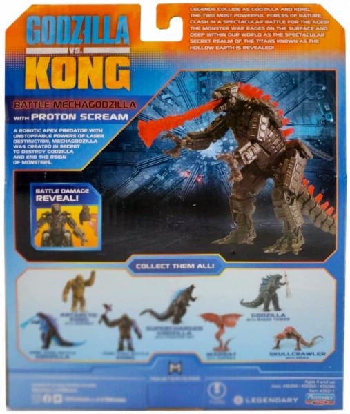 Godzilla Vs Kong Monsterverse Battle Mechagodzilla With Proton Scream - Collectables > Action Figures > toys -  PLAYMATES