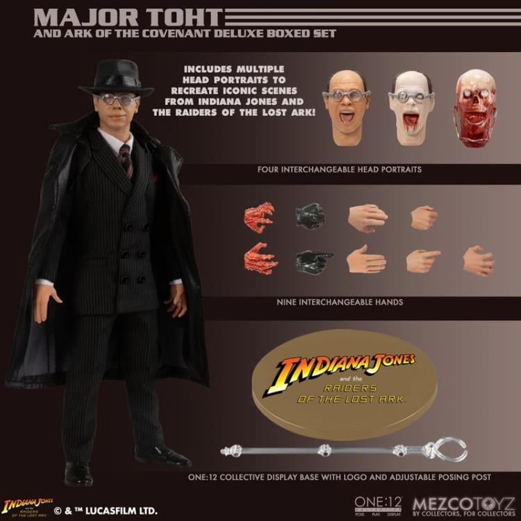 One:12 Collective Indiana Jones: Raiders of the Lost Ark - Major Toht - Collectables > Action Figures > toys -  MEZCO TOYS