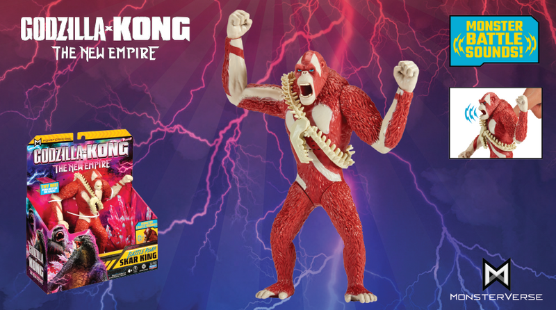 Godzilla x Kong: The New Empire Skar King Battle Roar Figure - Collectables > Action Figures > toys -  PLAYMATES