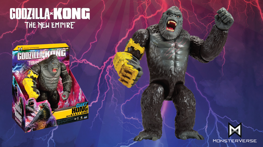 Godzilla X Kong: The New Empire Kong With B.e.a.s.t. Glove Figure