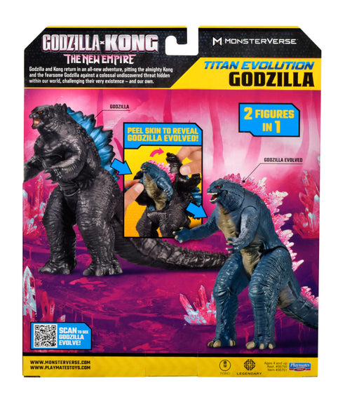 Godzilla X Kong - 7" TITAN GODZILLA EVOLUTION FIG - PEEL AND REVEAL SHEDDING SKIN - Collectables > Action Figures > toys -  PLAYMATES