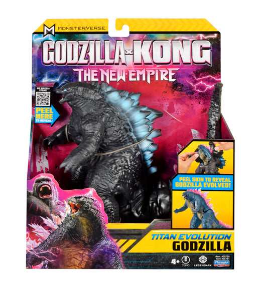 Godzilla X Kong - 7" TITAN GODZILLA EVOLUTION FIG - PEEL AND REVEAL SHEDDING SKIN - Collectables > Action Figures > toys -  PLAYMATES