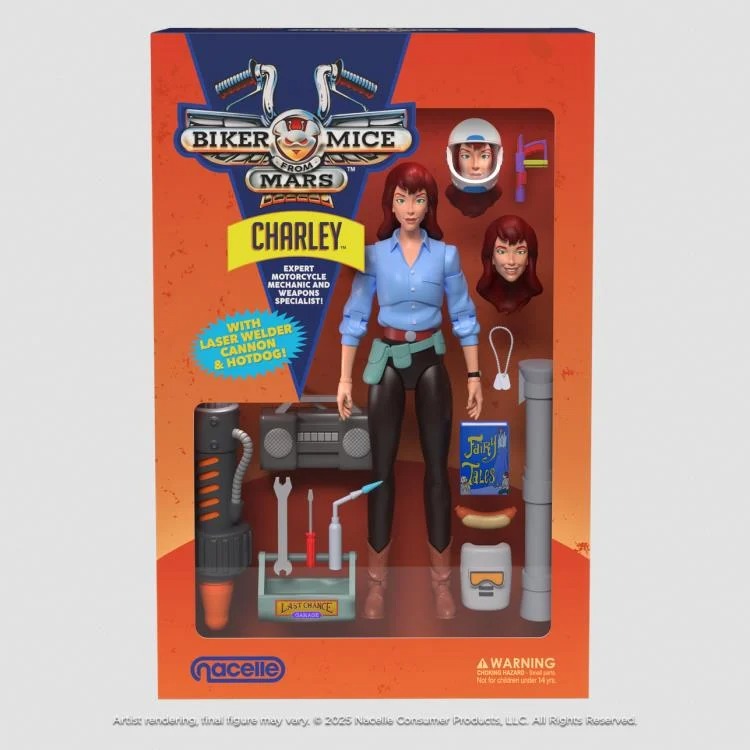 Biker Mice from Mars - Charley (Preorder Q2 2026) - Collectables > Action Figures > toys -  THE NACELLE COMPANY