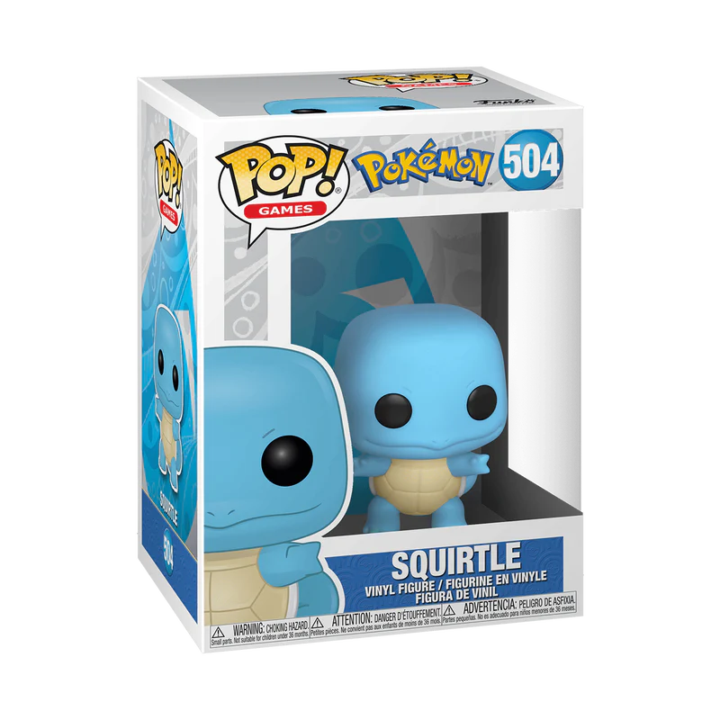 Funko POP Games: Pokemon - Squirtle Vinyl Figure - Collectables > Action Figures > toys -  Funko