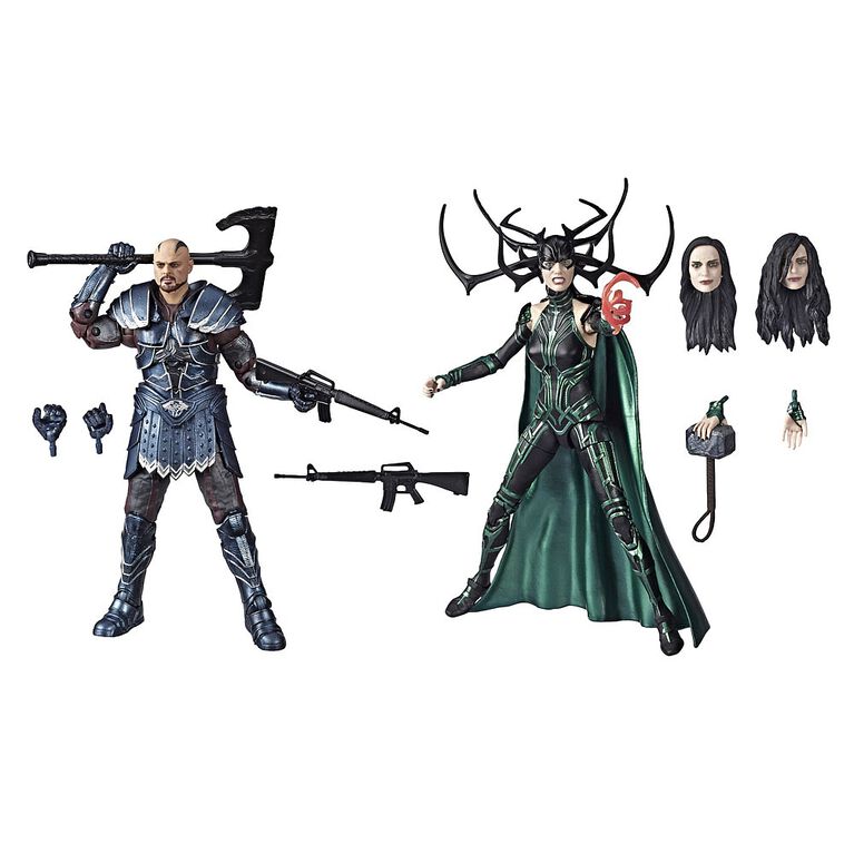 Marvel Legends - Thor: Ragnarok Skurge And Marvel's Hela Figure 2-Pack ...
