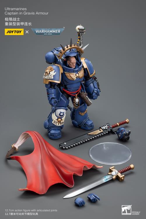 Warhammer 40k - Ultramarines - Captain in Gravis Armour (preorder) - Collectables > Action Figures > toys -  Joy Toy