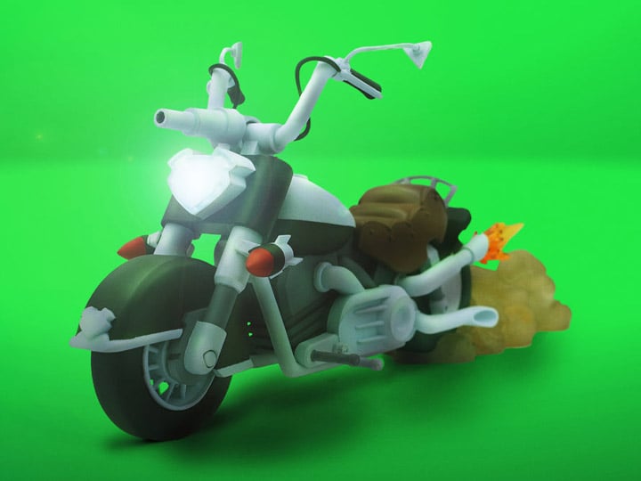 Biker Mice from Mars - Throttle's Martian Monster Bike - Collectables > Action Figures > toys -  THE NACELLE COMPANY