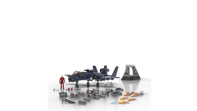 G.I. JOE CLASSIFIED SERIES COBRA RATTLER GROUND ATTACK JET - HASLAB with all the UNLOCKS - Collectables > Action Figures > toys -  Hasbro