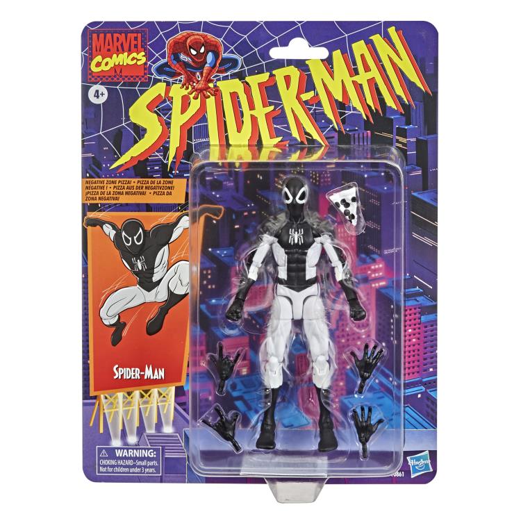 Spider-Man Marvel Legends Retro Collection Spider-Man (Negative Zone Suit) (Subpar Packaging) - Action & Toy Figures -  hasbro