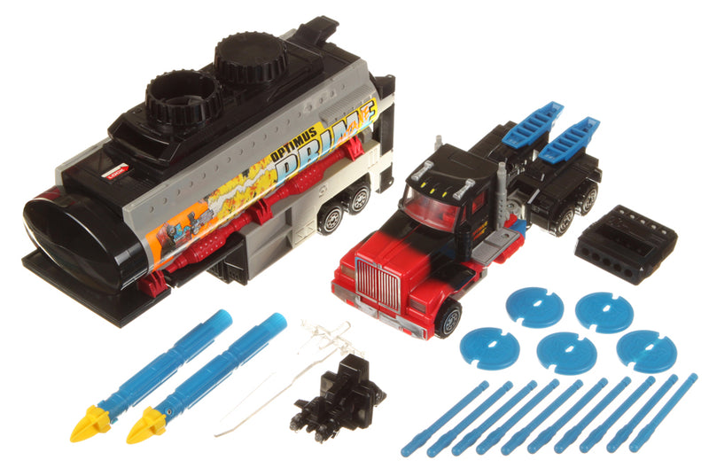 Transformers G2 Optimus Prime Tanker Laser Autobot Leader (SubStandard Packaging)