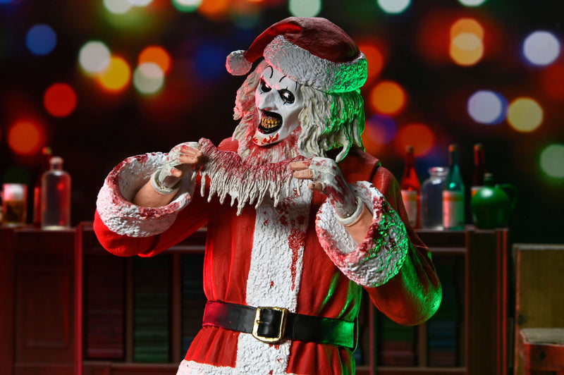 Terrifier 3 - 7" Scale Action Figure - Ultimate Santa Suit Art the Clown (Bloody Version) (Preorder Oct 2026) - Collectables > Action Figures > toys -  Neca