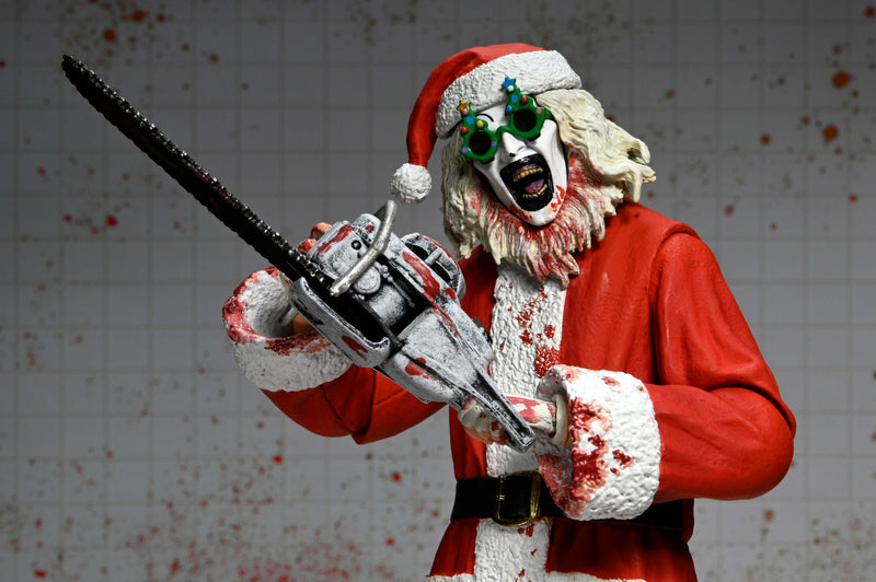 Terrifier 3 - 7" Scale Action Figure - Ultimate Santa Suit Art the Clown (Bloody Version) (Preorder Oct 2026) - Collectables > Action Figures > toys -  Neca