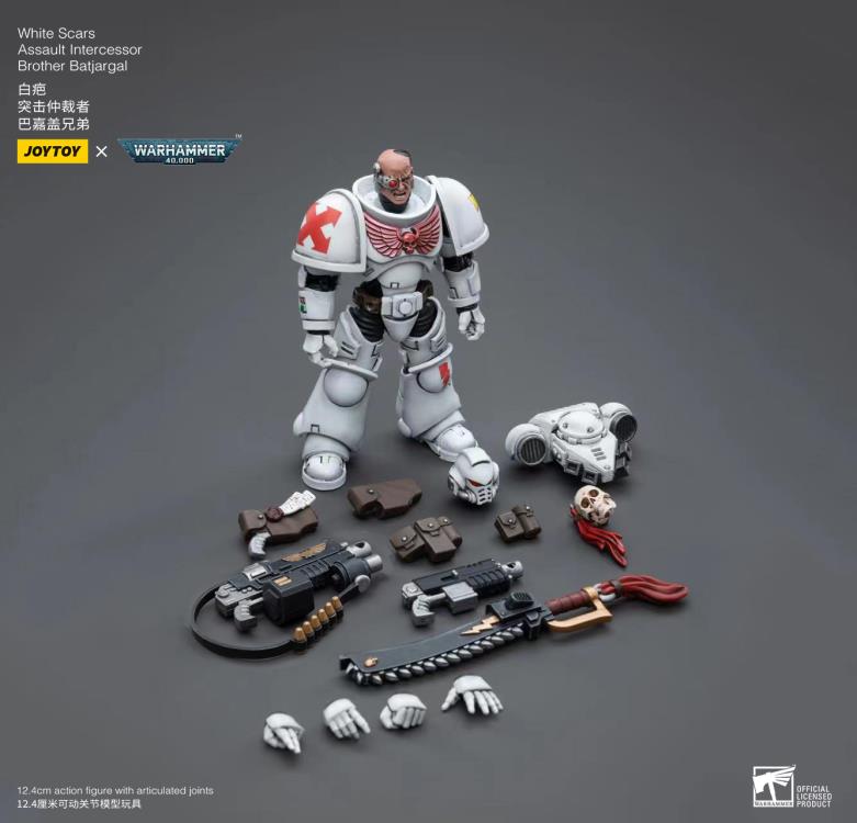 Warhammer 40k - White Scars - Assault Intercessor Brother Batjargal - Collectables > Action Figures > toys -  Joy Toy