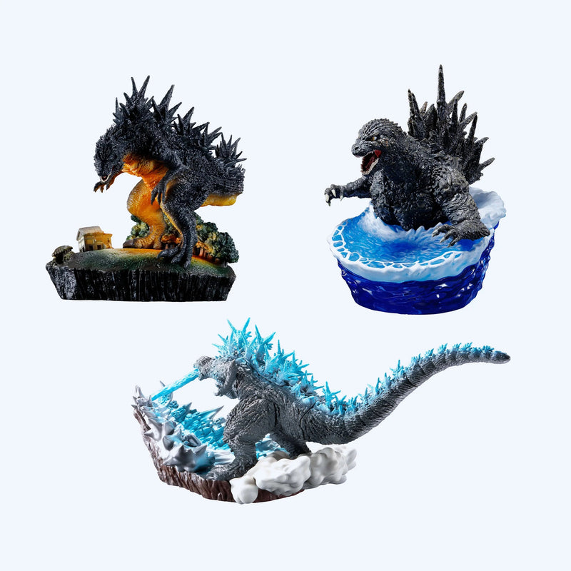 Petitrama EX - Godzilla -1.0 From 0 To -1 Set - statue -  Bandai