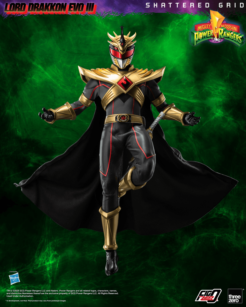 Power Rangers - FigZero - Lord Drakkon Evo III 1/6 Scale Figure (Preorder Q2 2026) - Collectables > Action Figures > toys -  ThreeZero