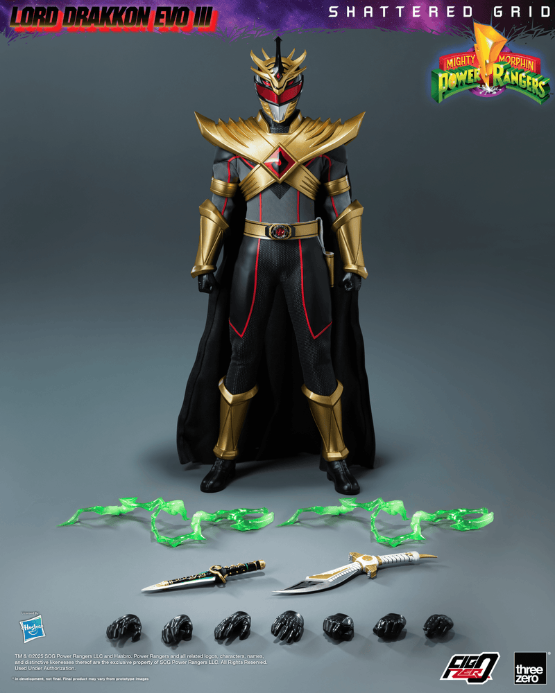 Power Rangers - FigZero - Lord Drakkon Evo III 1/6 Scale Figure (Preorder Q2 2026) - Collectables > Action Figures > toys -  ThreeZero