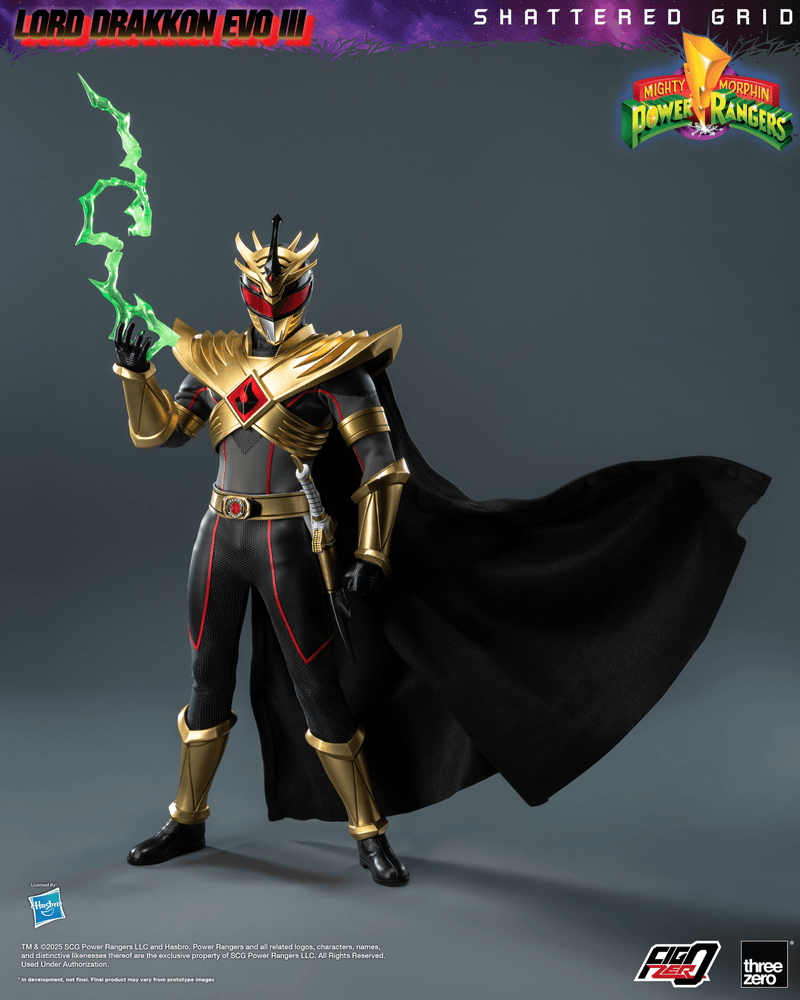 Power Rangers - FigZero - Lord Drakkon Evo III 1/6 Scale Figure (Preorder Q2 2026) - Collectables > Action Figures > toys -  ThreeZero