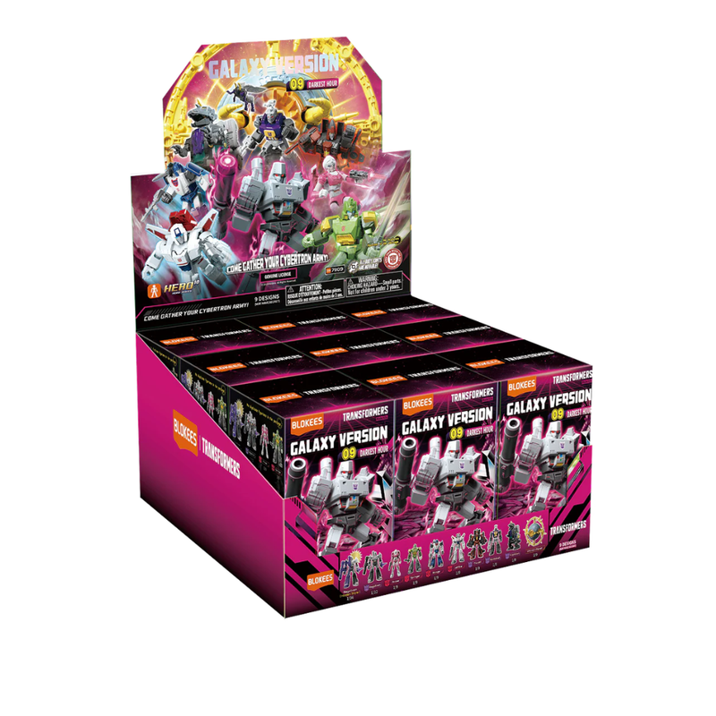 Blokees - Transformers Galaxy Version 09 - Darkest Hour - Set of 9