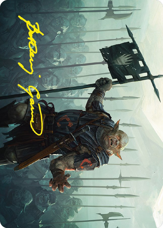 Ugluk of the White Hand Art Card (Gold-Stamped Signature)