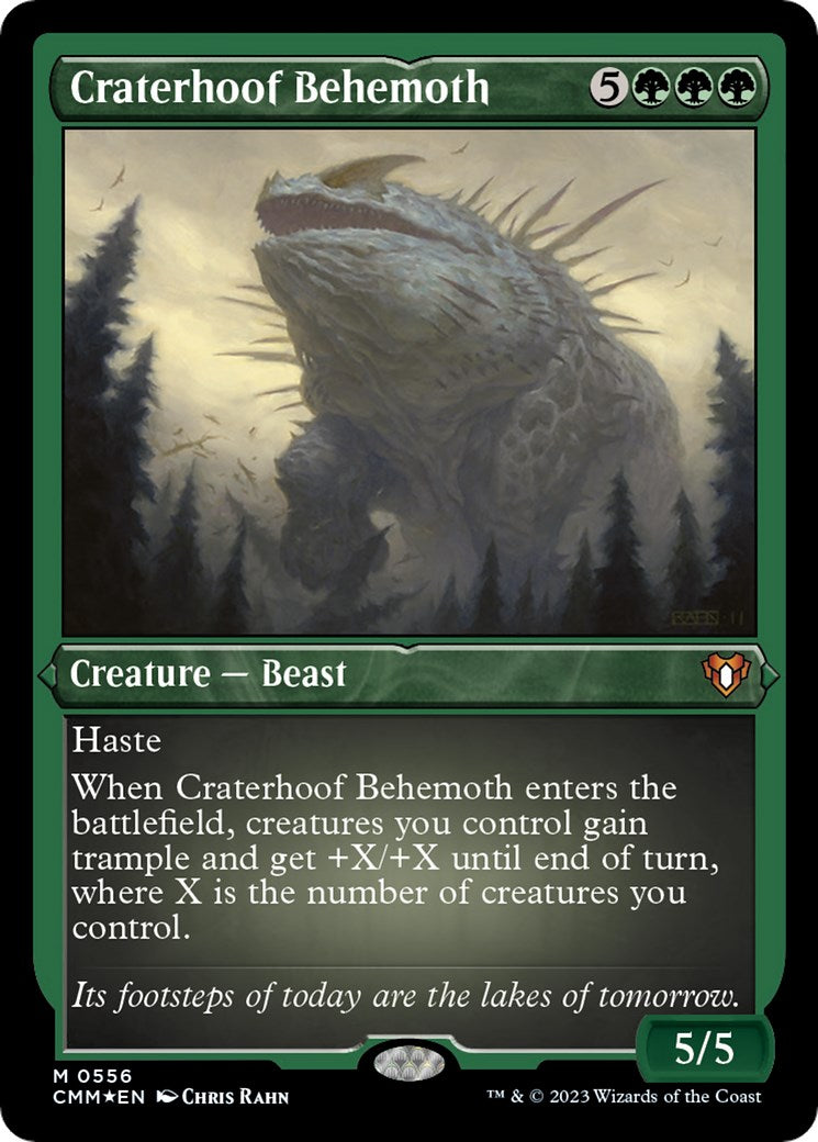Craterhoof Behemoth (Foil Etched)