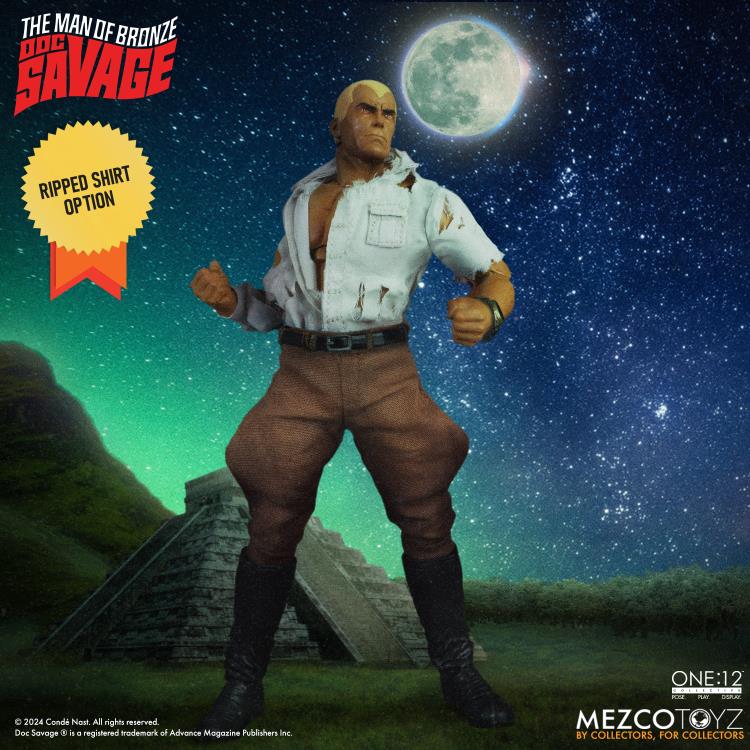 Doc Savage: The Man of Bronze One:12 Collective Doc Savage - Deluxe Edition (preorder Q3 2025) - Action figure -  MEZCO TOYS