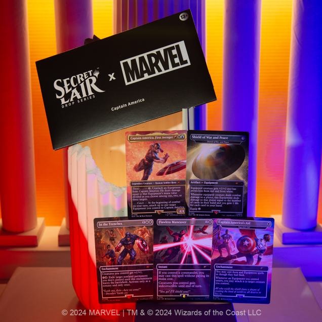 Secret Lair Drop Series - Secret Lair x Marvel's Captain America - Card Games > Collectables > TCG > CCG -  wizards of the coast